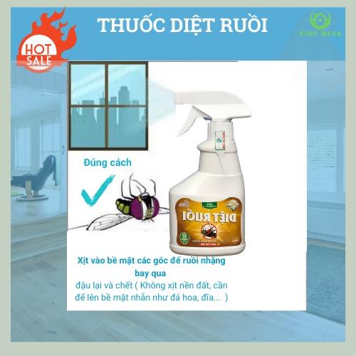 Thuốc diệt ruồi nhặng kingbio - xịt ruồi hiệu quả, an toàn