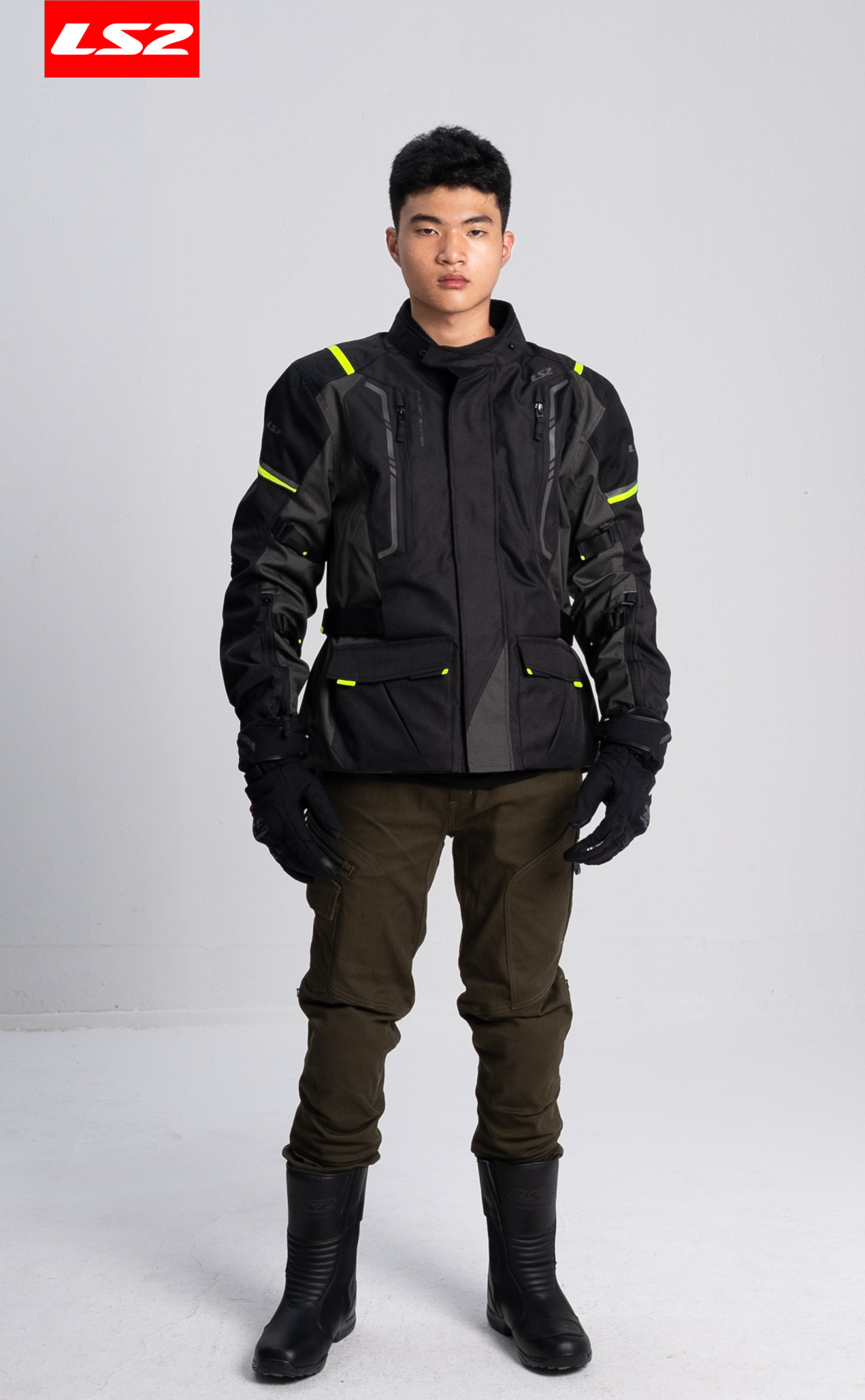 Áo Bảo Hộ Mô Tô, Xe Máy ADV Bán Chuyên LS2 Narvik Man