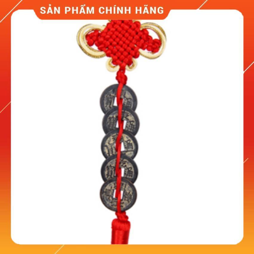 Bộ 2 xâu tiền cổ ngũ đế phong thủy cầu tài lộc t574i 206574-1