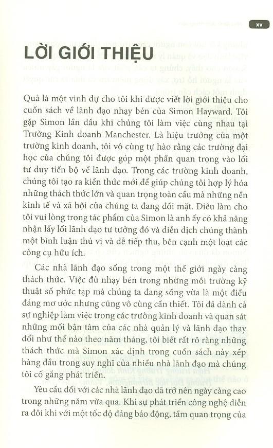 Nhà Lãnh Đạo Nhạy Bén - Cách Để Tạo Ra Một Doanh Nghiệp Nhạy Bén Trong Kỷ Nguyên Kỹ Thuật Số