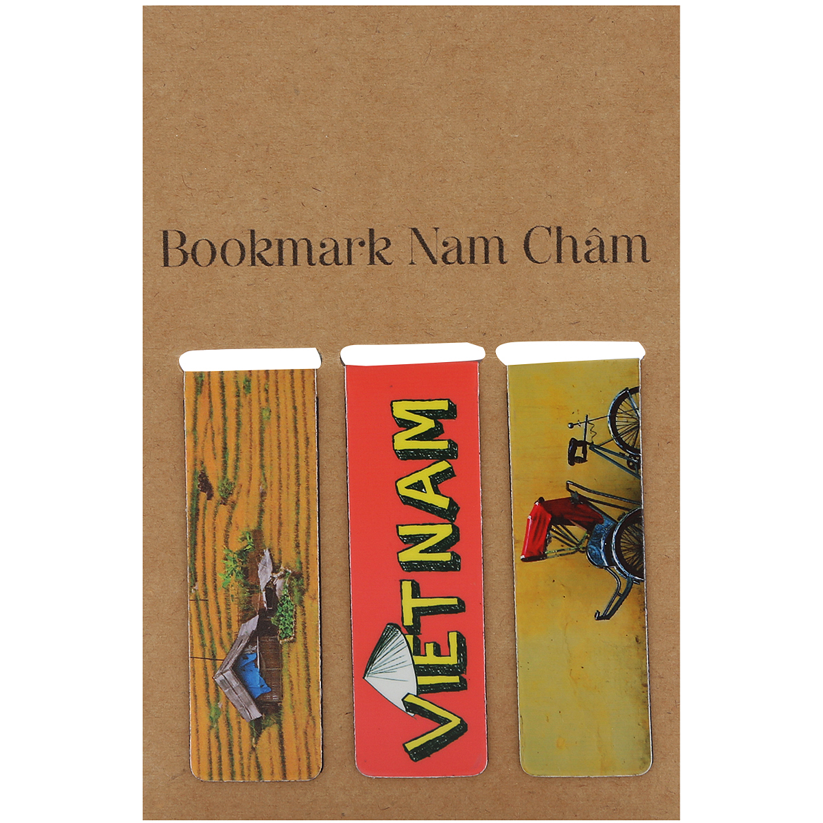 Combo Bookmark Nam Châm Bộ 3 Quê Hương Việt Nam (Tặng Kèm Postcard Chiều Của Em)