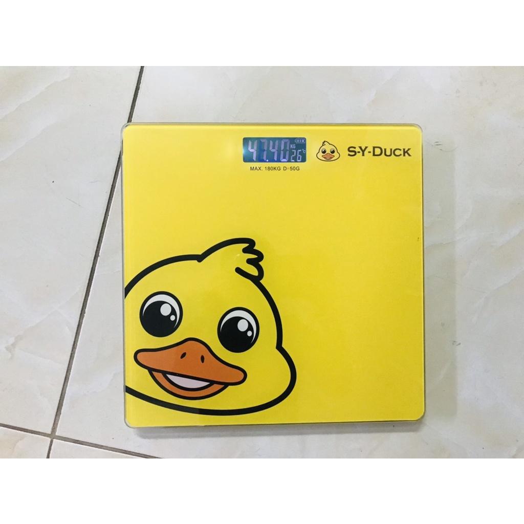 Cân điện tử cân sức khỏe màn hình LED hình vịt vàng siêu cute