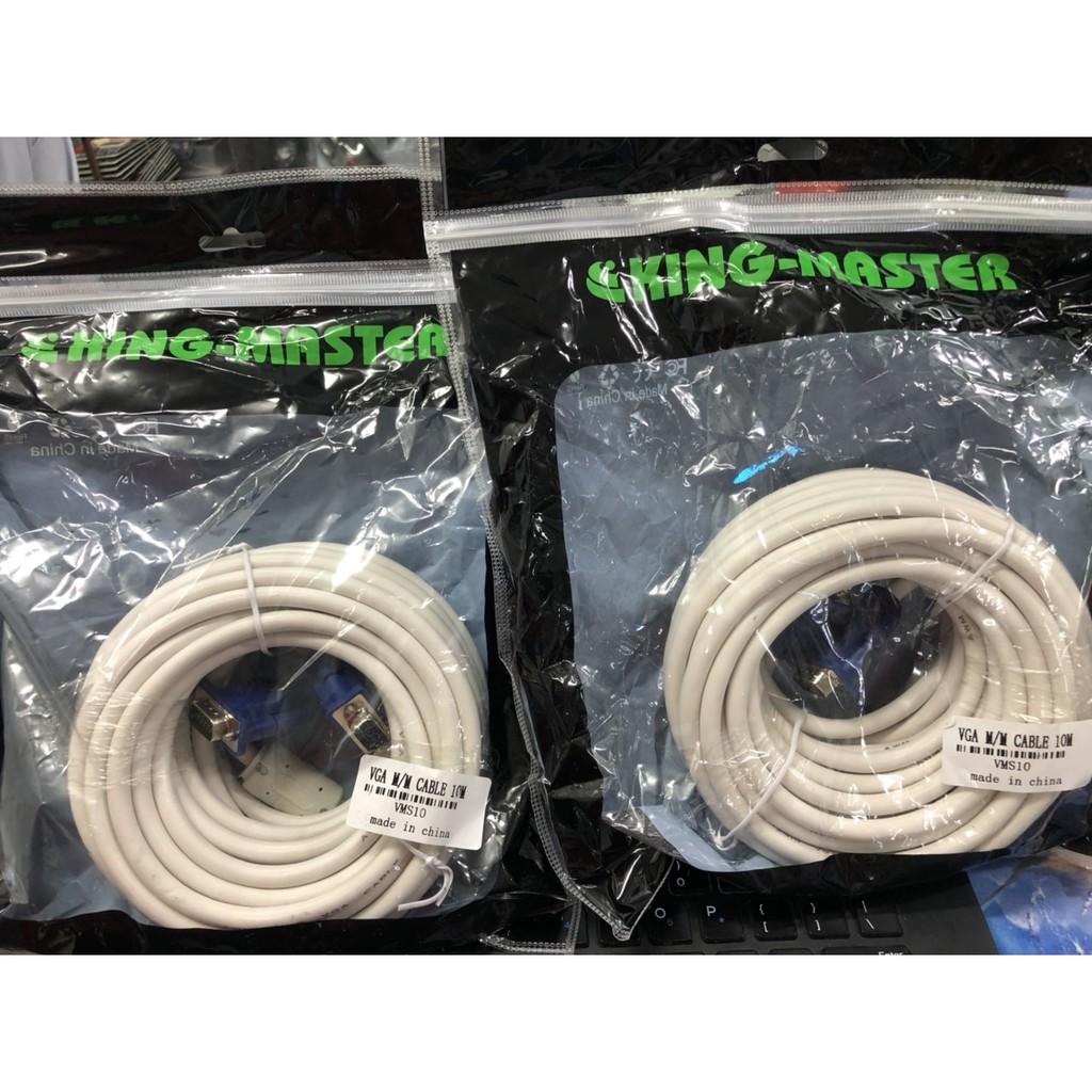 Cáp VGA KINGMASTER 10m- Hàng Chính Hãng