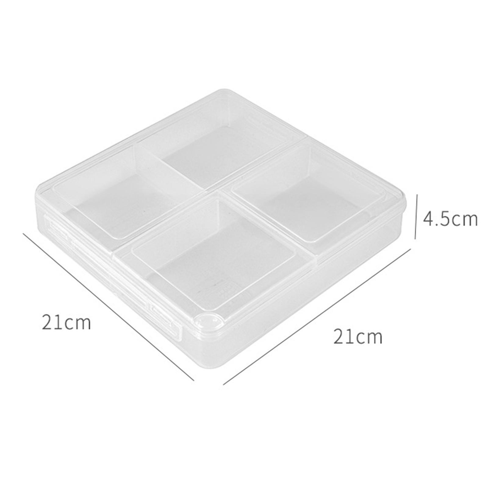 2 Pieces Household Food Fresh Storage Container Stackable for Refrigerator