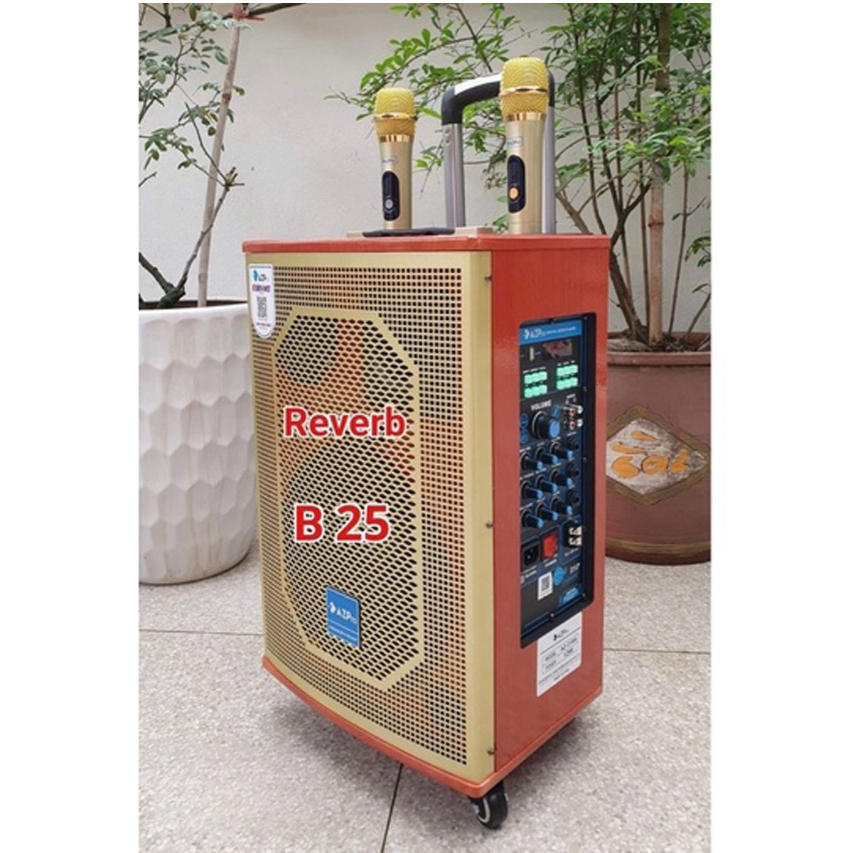 Loa Kéo Karaoke Công Suất Lớn 700W | Loa Kéo Giá Rẻ AZPro AZ-218A Bass 25 | Loa Kéo Bluetooth Đọc Được Usb Thẻ Nhớ Tặng 2 Micro Chống Hú