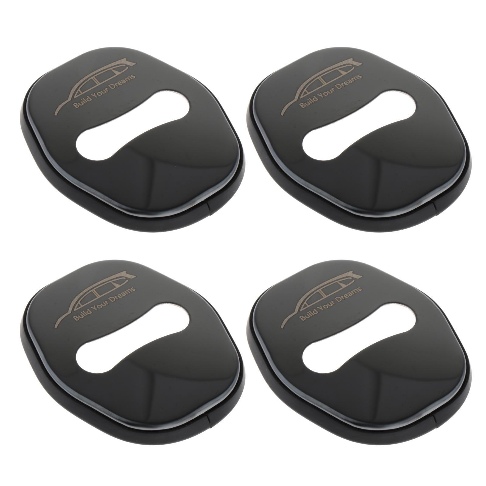 4 Pieces Stainless Steel Door Lock Cover for Byd Atto 3 Yuan Plus