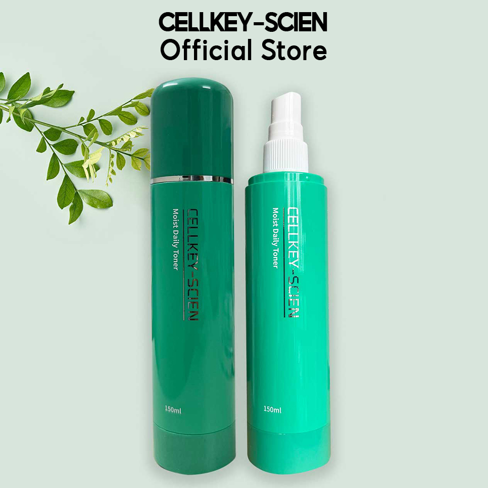 Nước Hoa Hồng Cấp Ẩm Kiềm Dầu Dưỡng Trắng Xóa Nhăn Cellkey-Scien Moist Daily Toner (150ml)