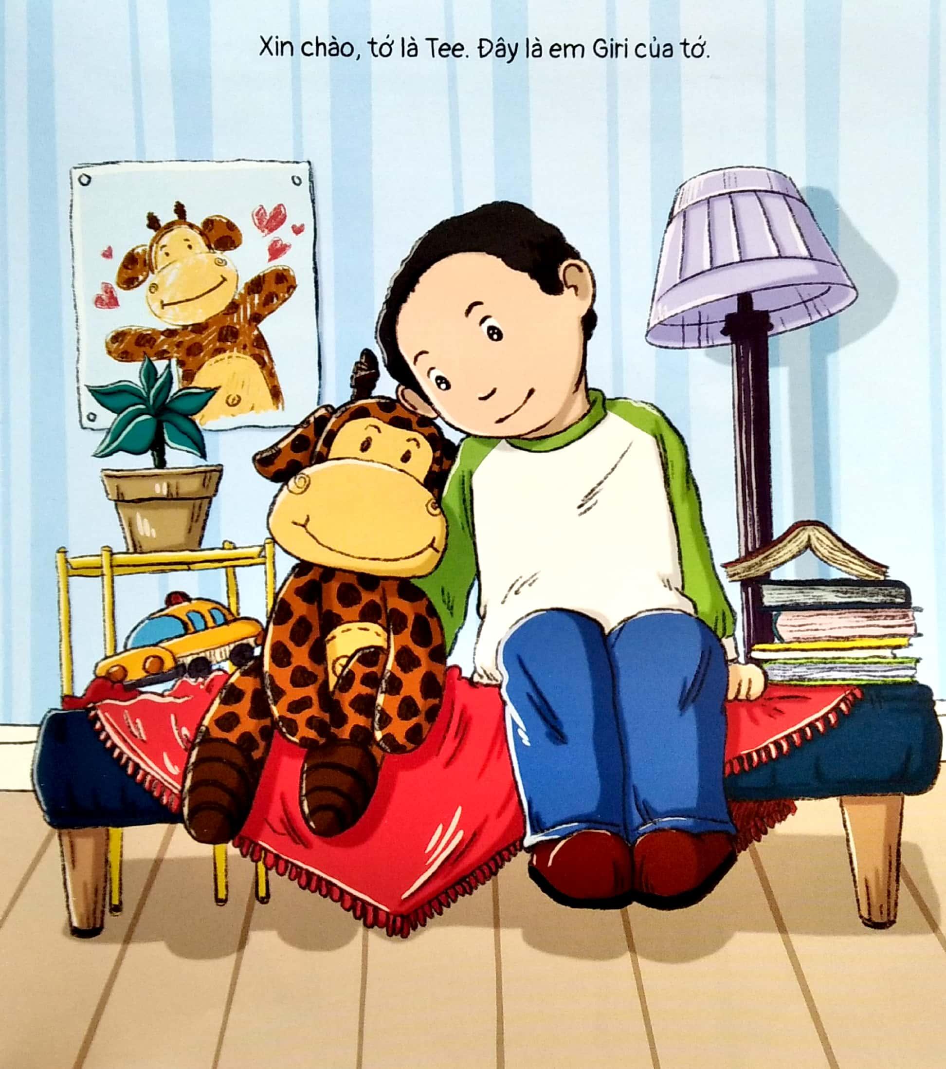 Sách Chuyện Của Tee Và Giri: Ốm Một Chút Thôi Mà!