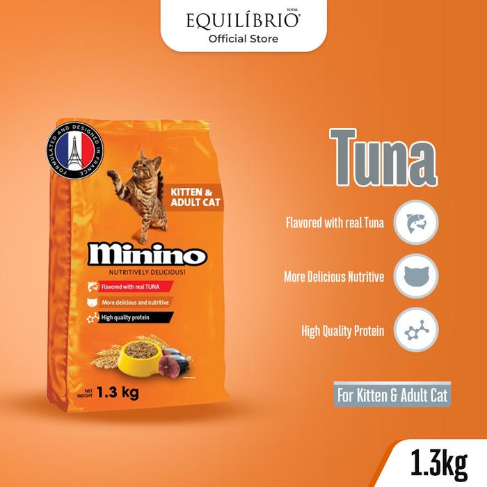 Thức ăn cho mèo Minino Tuna 1.3kg ( vị cá ngừ)