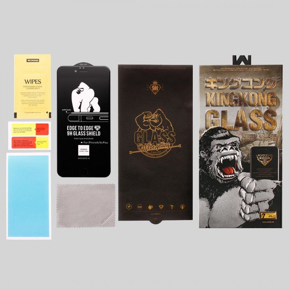 Kính Cường Lực KingKong 3D cho iPhone 11 6.1 - Hàng nhập khẩu
