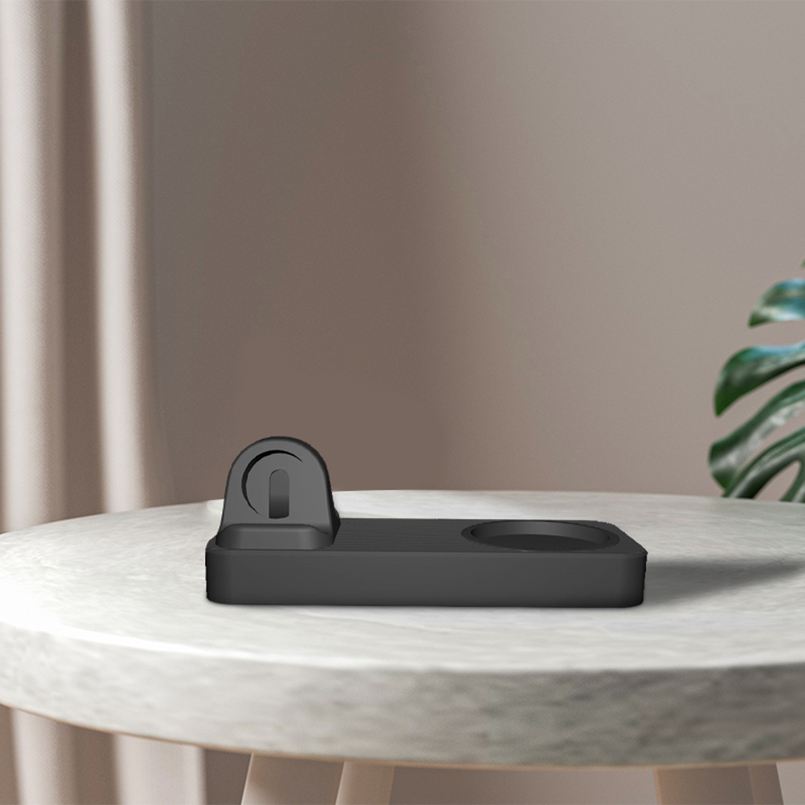 Đế Sạc Silicon 3 Trong 1 Cho Đồng Hồ Apple AIRpods Giá Đỡ IPhone Để Bàn