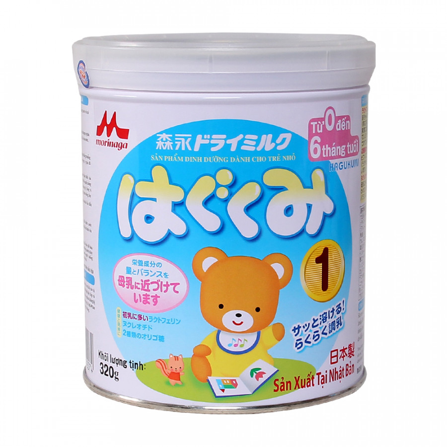 Sữa Bột Morinaga số 1 - Hagukumi Lon 320gr