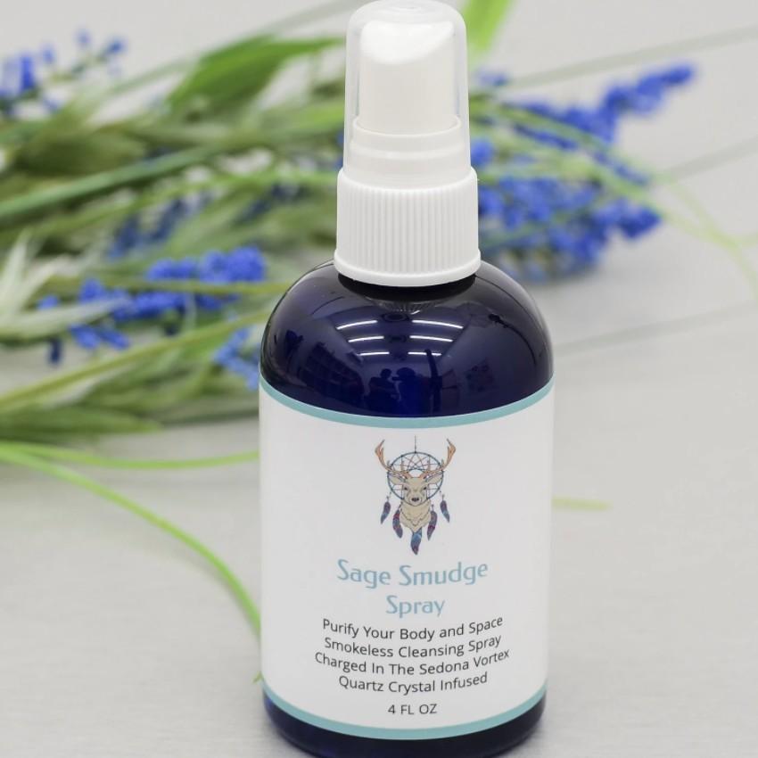 Chai Xịt Thanh Tẩy (Sage / Palo Santo Spray) Làm Sạch Không Gian &amp; Tái Tạo Năng Lượng Chuyên Sâu &amp; Nhanh Chóng l XÔ THƠM THANH TẨY