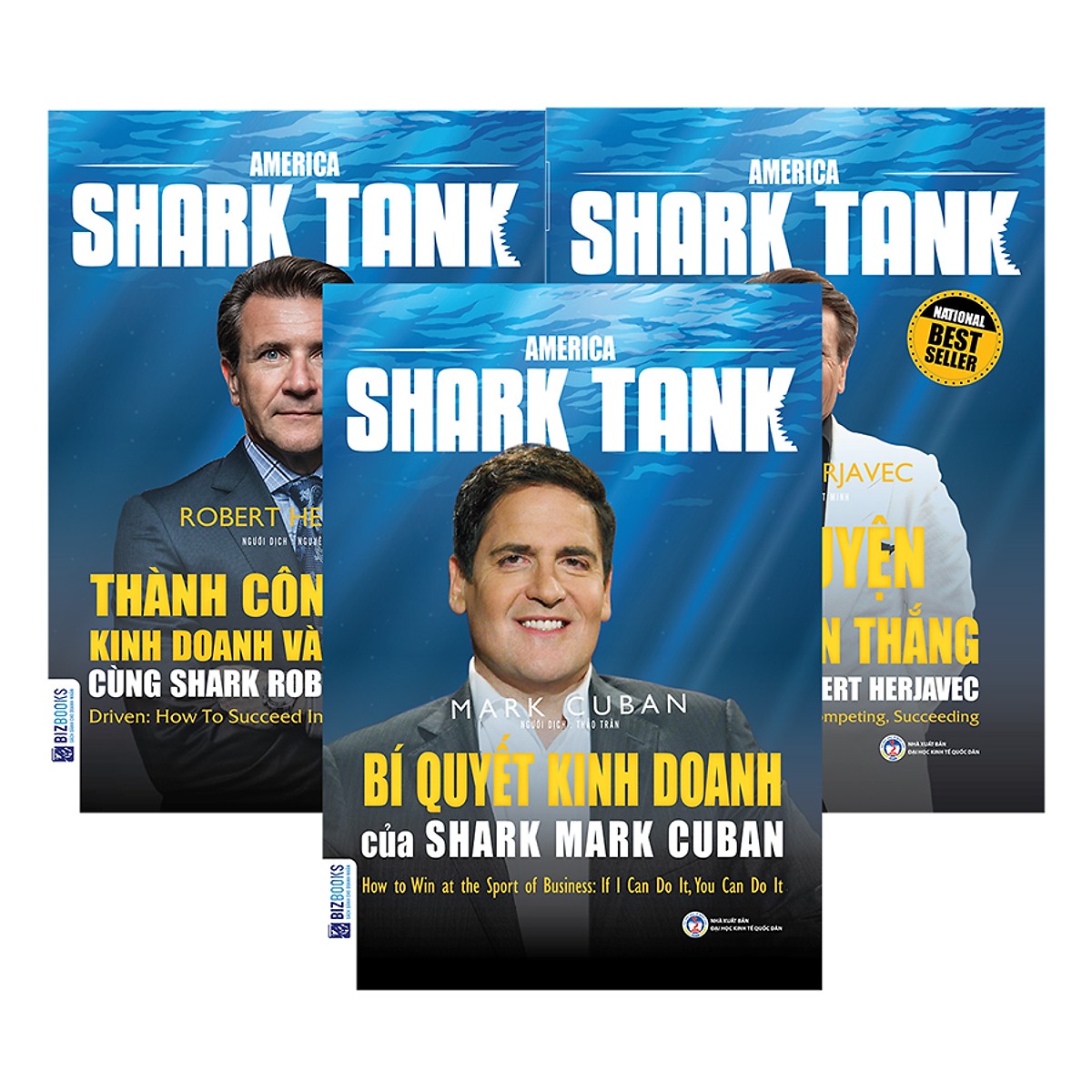 Combo 3 Cuốn Huấn Luyện Kinh Doanh Cùng America Shark Tank (Tặng kèm Bút Chì Kingbooks)