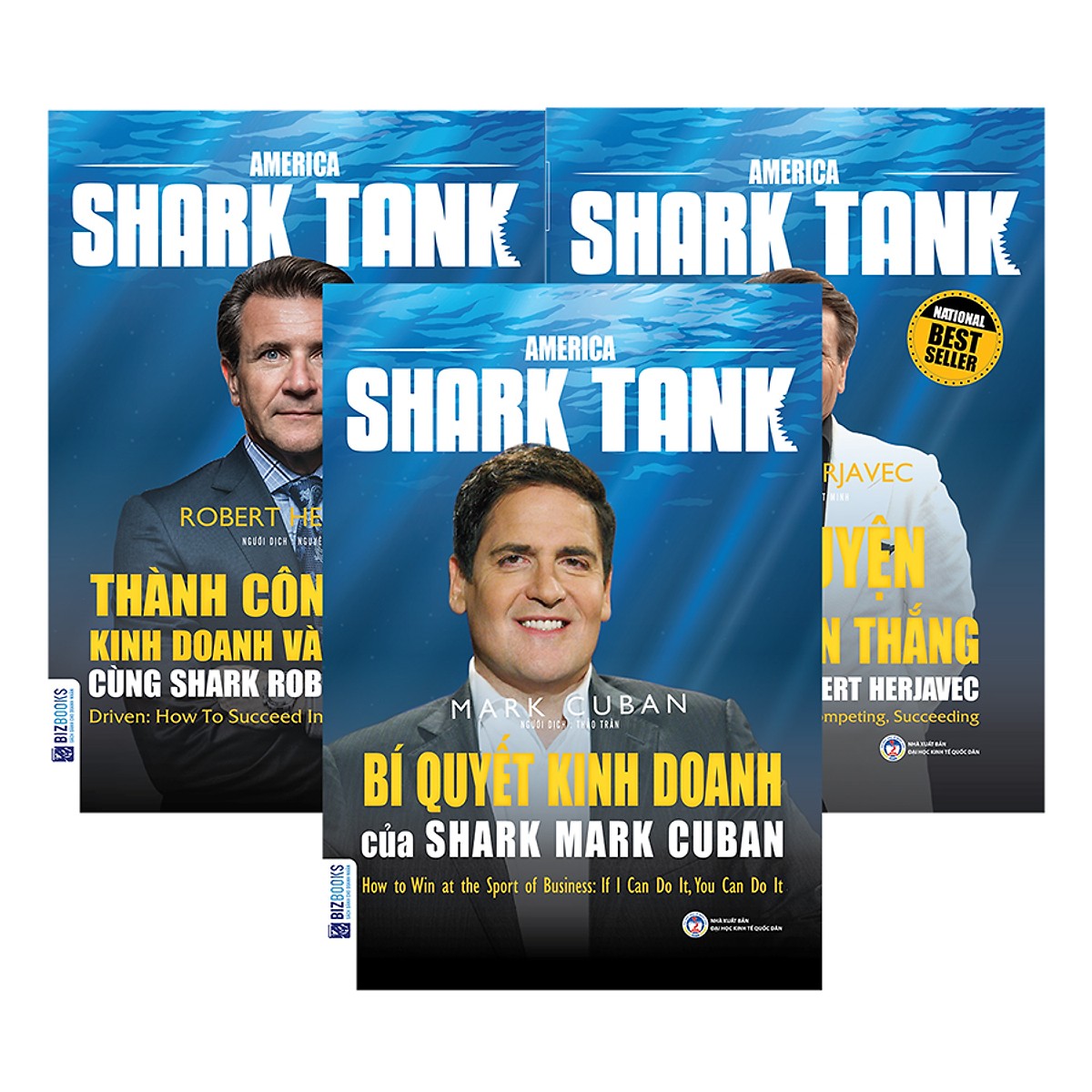 Combo 3 Cuốn Huấn Luyện Kinh Doanh Cùng America Shark Tank (Tặng kèm Kho Audio Books)