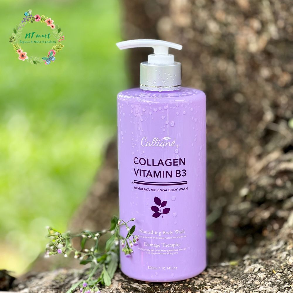 Sữa Tắm Trắng Da, Tẩy Da Chết Calliané Himalaya Moringa