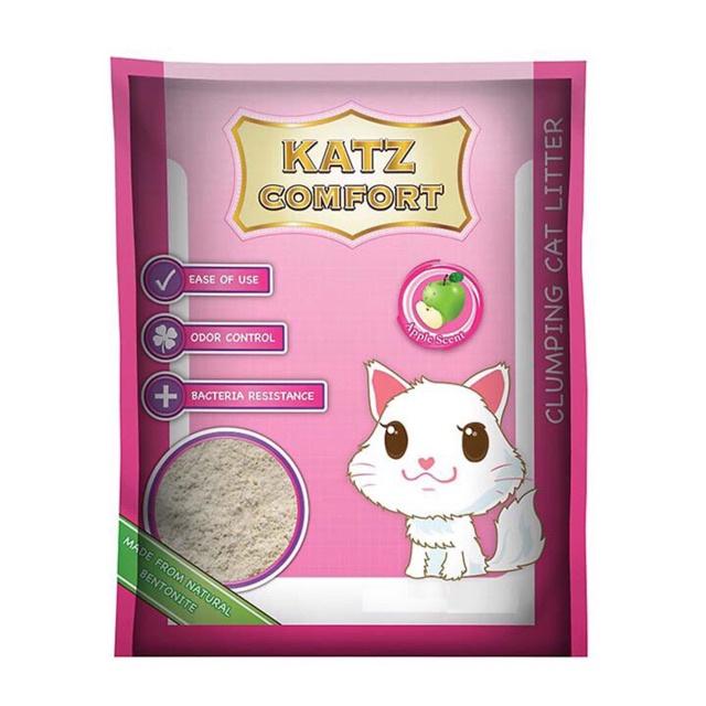 Cát vệ sinh cho mèo Katz Comfort thấm hút vón cục vón cục nhanh 5L