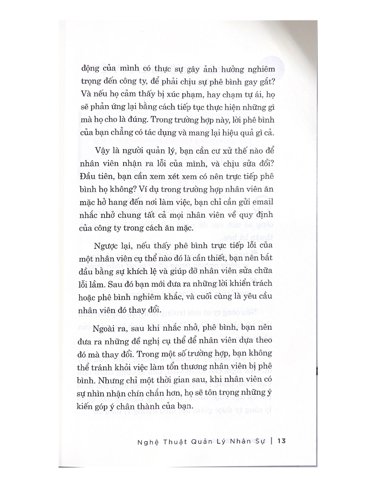 Nghệ Thuật Quản Lý Nhân Sự - Vanlangbooks (Tái Bản)