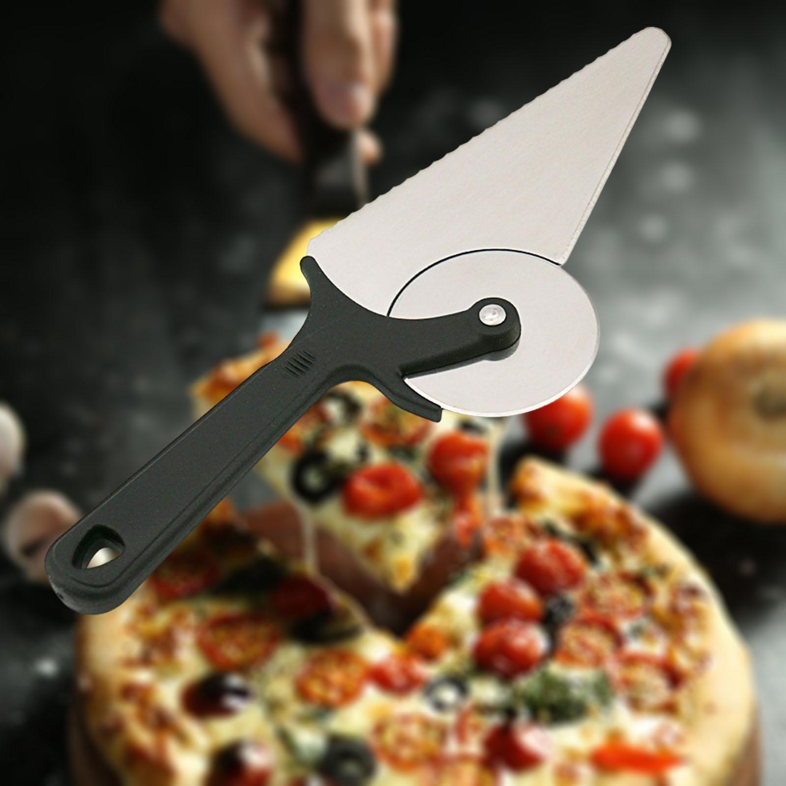 Pizza Cutter Kitchen Gadget Baking Accessories Pie Slice Slicer Server