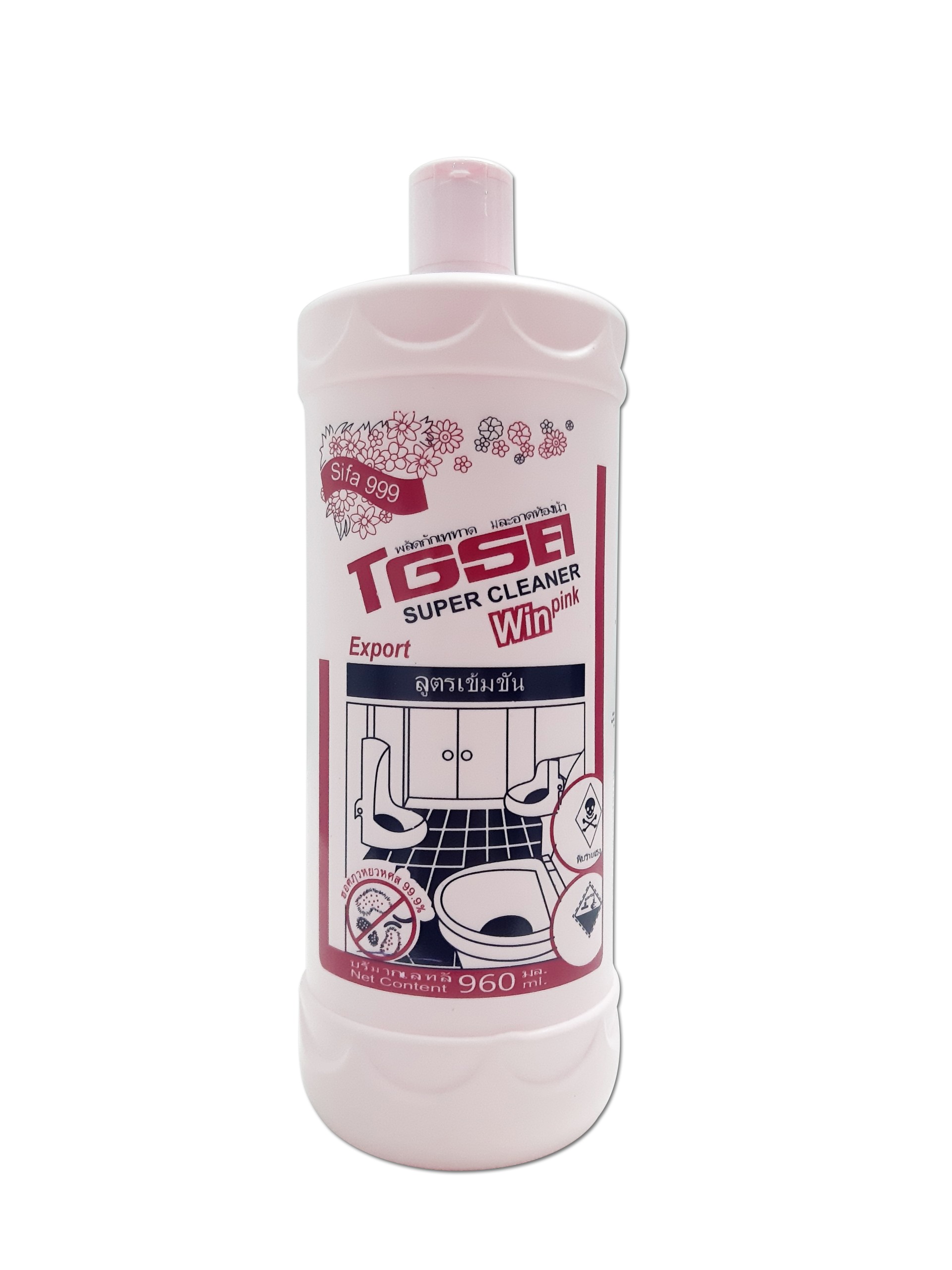 Nước Tẩy Gạch Xi Măng Nhà Tắm Toilet Đa Năng TGSA Super Cleaner Pink 960ml