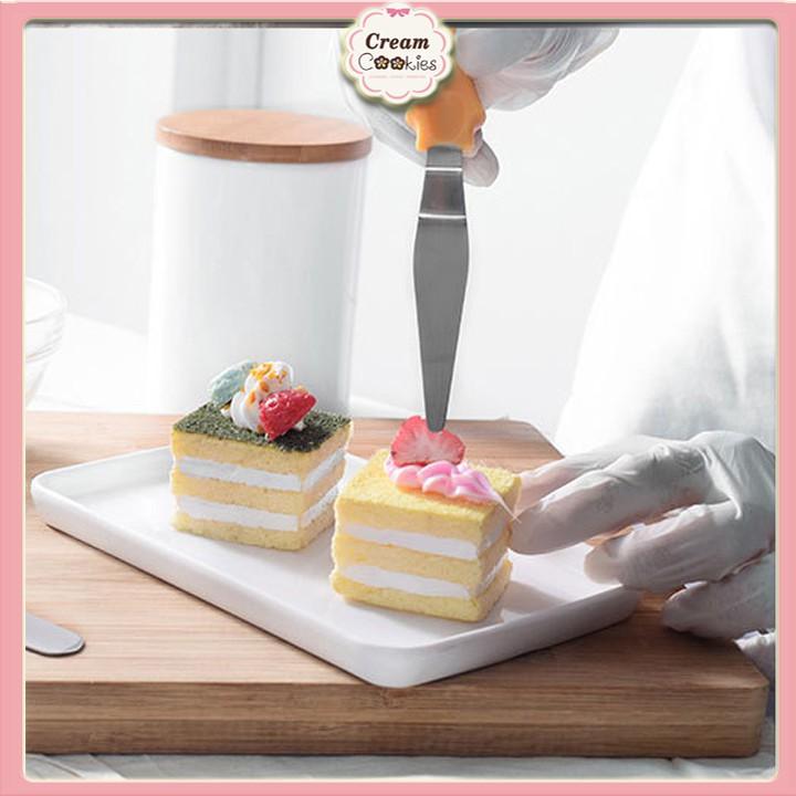Bộ 3 Dao Chà Láng Mini/spatula trang trí bánh kem