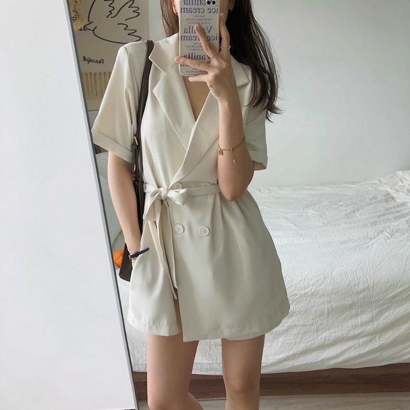 Set Blazer / Vest Nữ Và Quần Đùi Loại 1 Siêu Xinh (ẢNH THẬT+VIDEO)