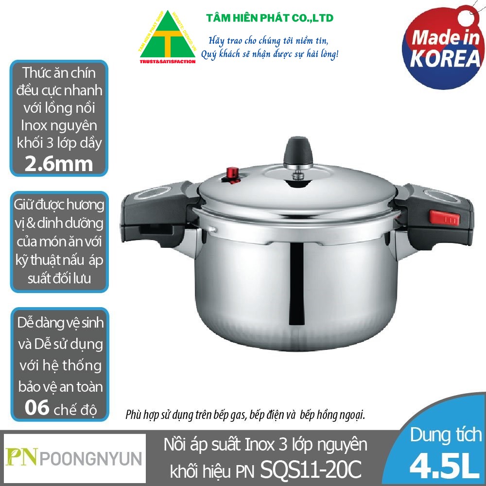 Nồi Áp Suất PoongNyun SQS11-22C (4.5L)