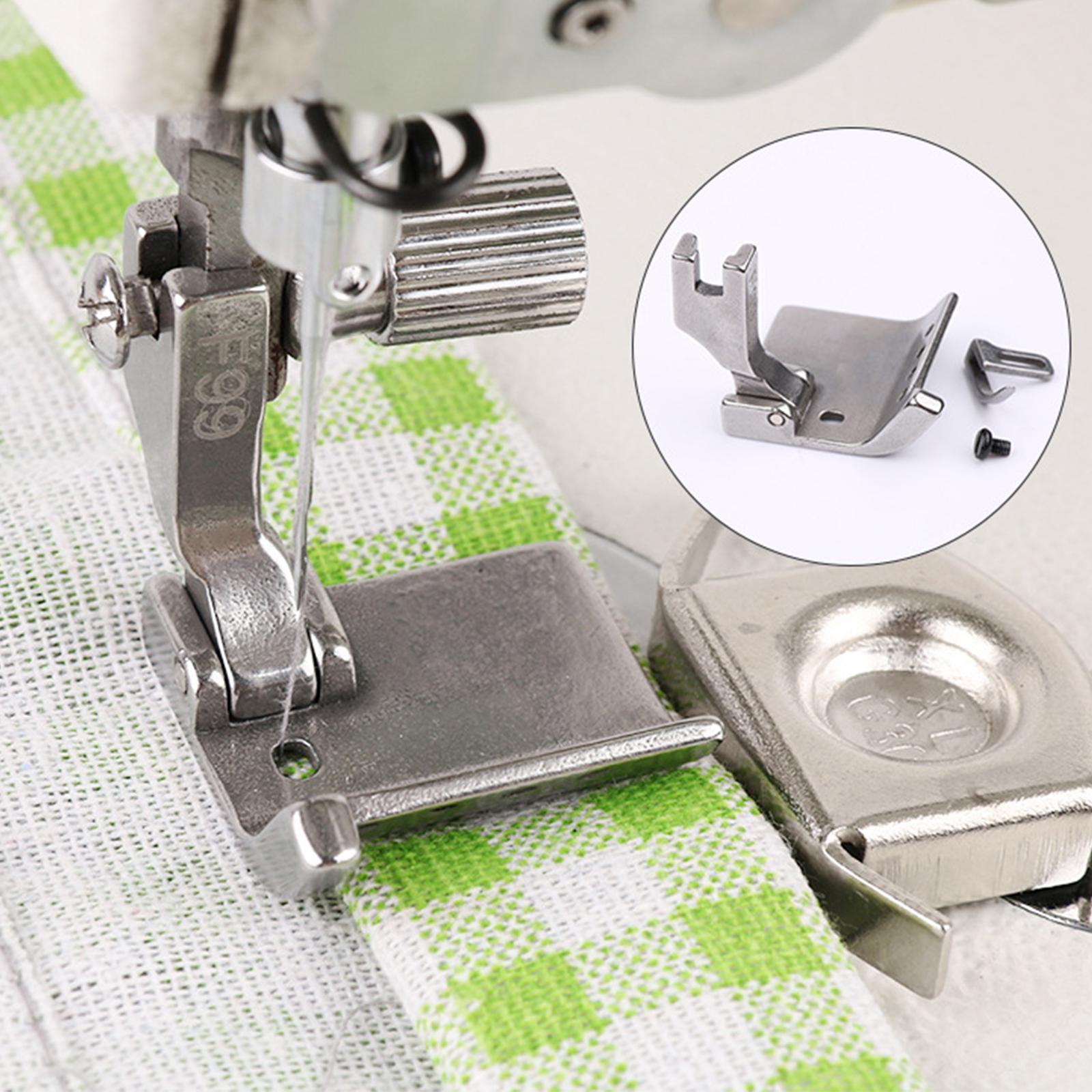 Rolled Hemming Foot Presser Foot Adjustable Edge Guide for Overlock Quilting