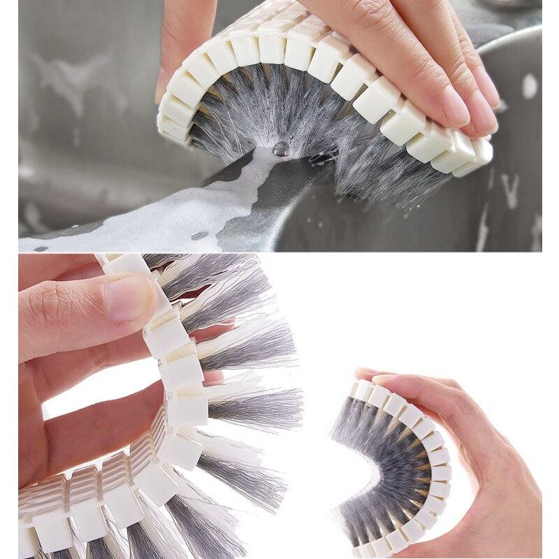 Brush Kitchen Stove Cleaning Brush Flexible Pool Cleaning Brush Bathtub Tile Brush Bathroom Brush Without Dead Corner Brush