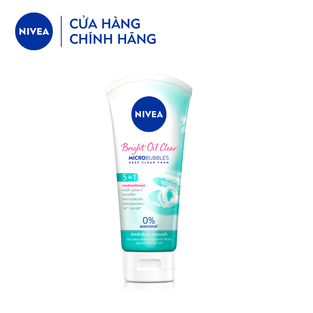 Sữa rửa mặt NIVEA White Oil Clear giúp trắng da sạch nhờn - 84951