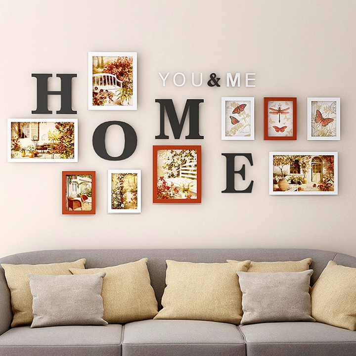 Bộ Tranh Treo Tường Phong Cảnh Và HOME YOU &amp; ME Dán Tường - Decor Trang Trí Nhà Đẹp Và Quà Tặng