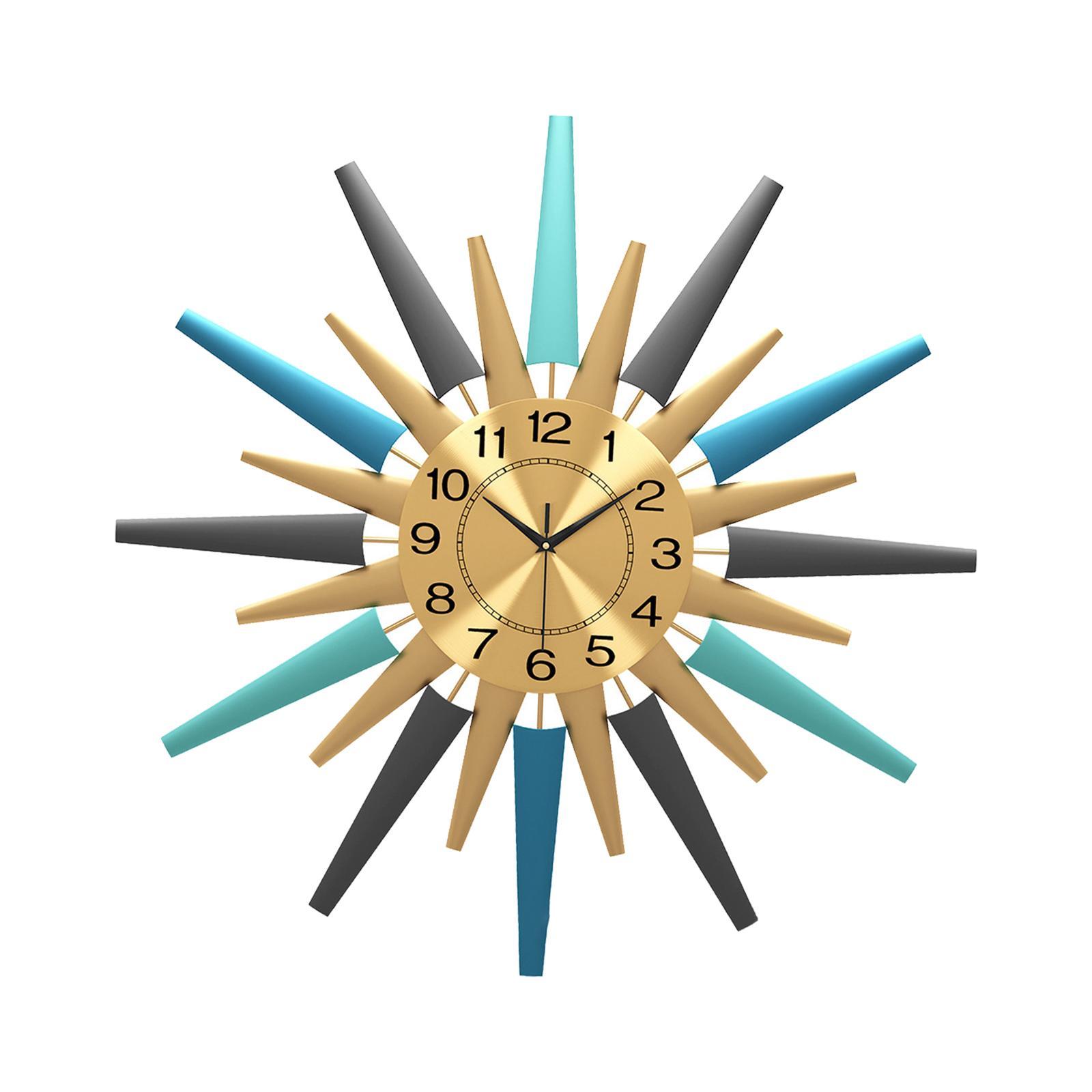 Modern Wall Clock Personality Large Decorative Silent for Kitchen Decorative