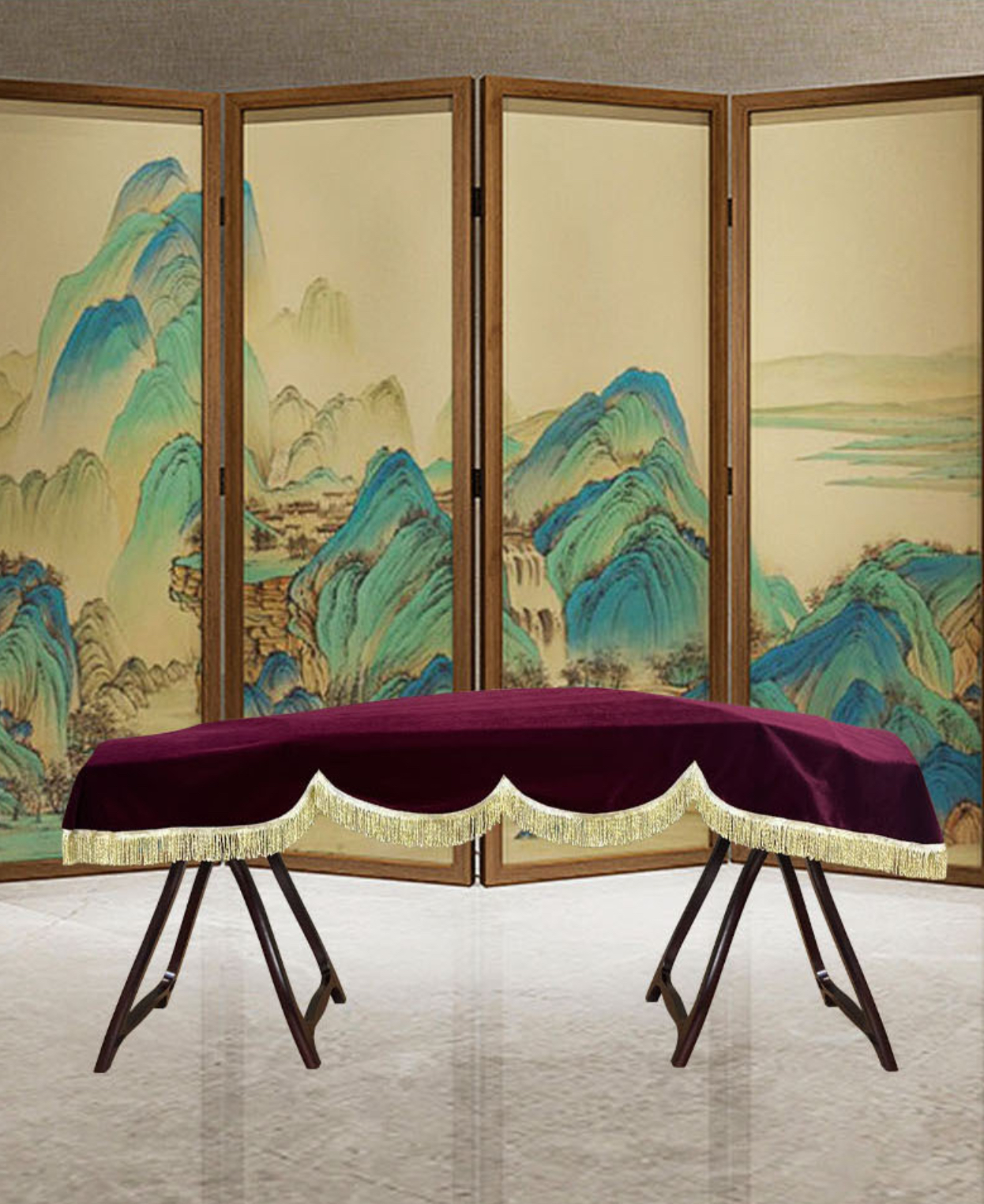 Khăn phủ đàn tranh cổ, khăn phủ đàn guzheng, phụ kiện đàn tranh guzheng - HÀNG CHÍNH HÃNG