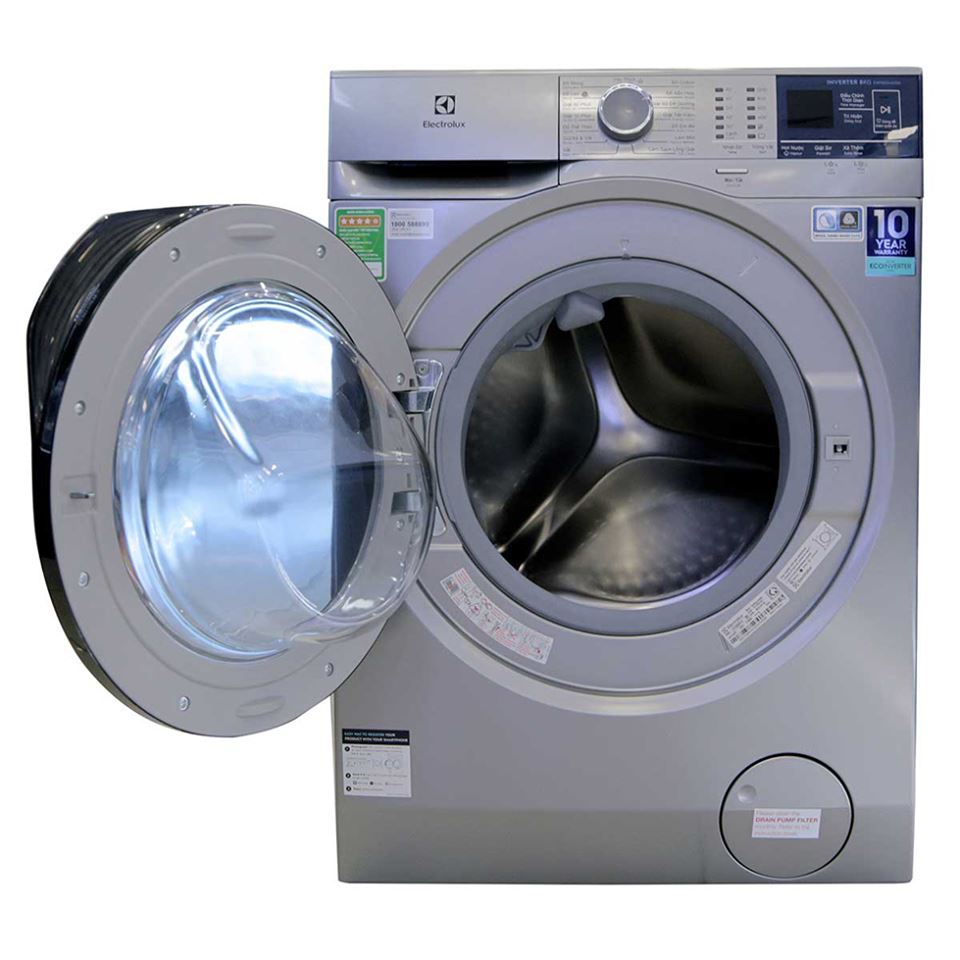 Máy giặt Electrolux Inverter 8 kg EWF8024ADSA - Hàng Chính Hãng