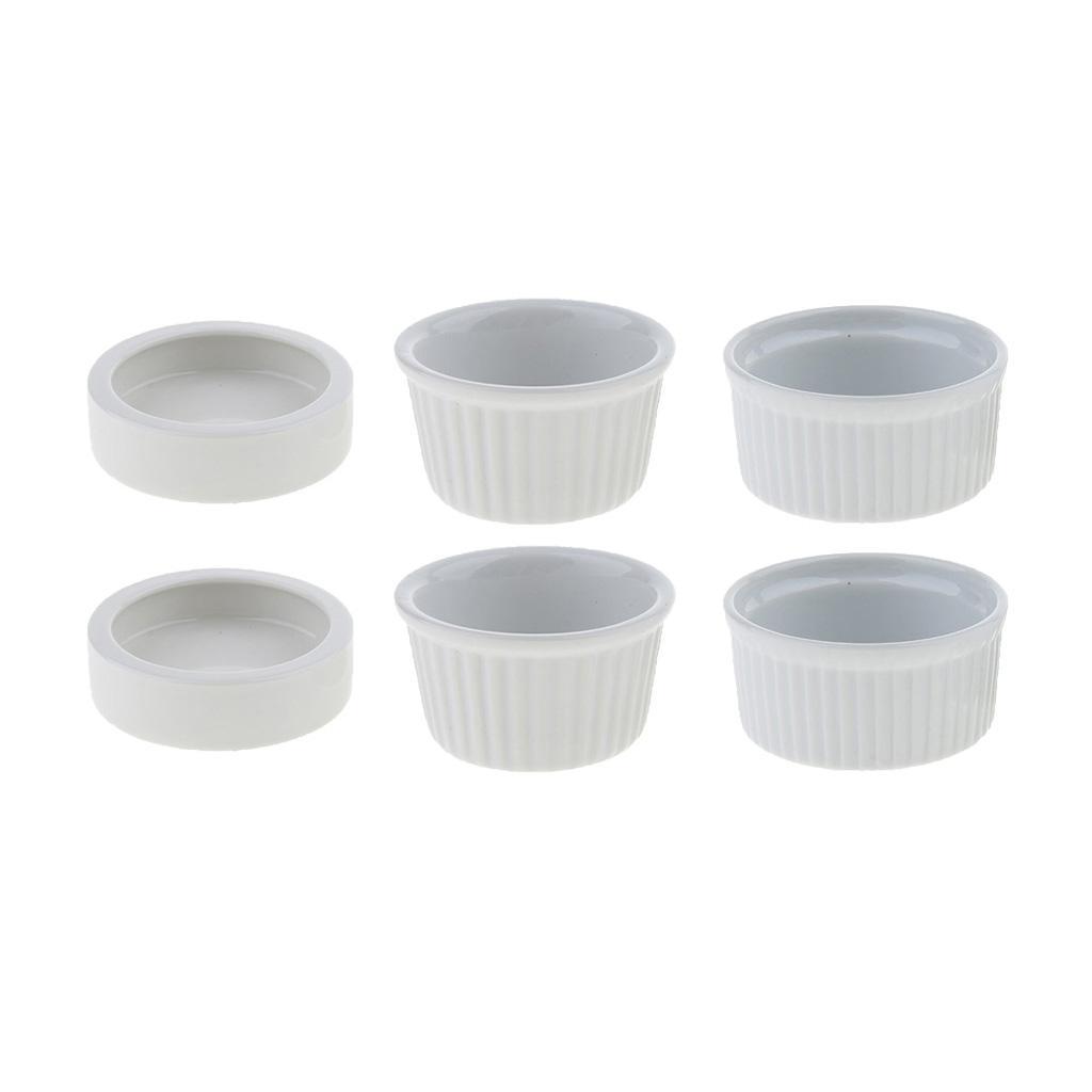 2 Pcs Reptile Feeder Ceramics Food Bowl Anti-escape Dish for Medium