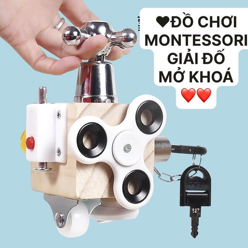 Khối lập phương CUBE BUSY MONTESSORI giải đố