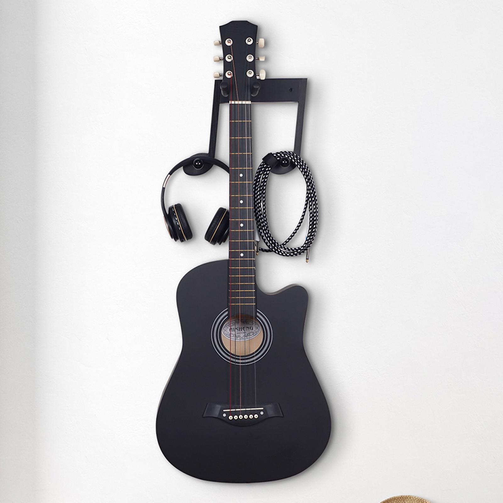Wood Guitar Wall Hanger, Guitar Hanger Wall Mounted, Guitar Stand