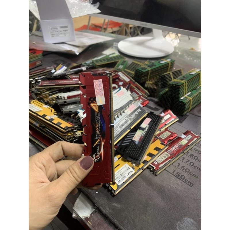 Ram PC ddr4 4GB bus 2400/2133 tản nhiệt dày, chân vàng óng