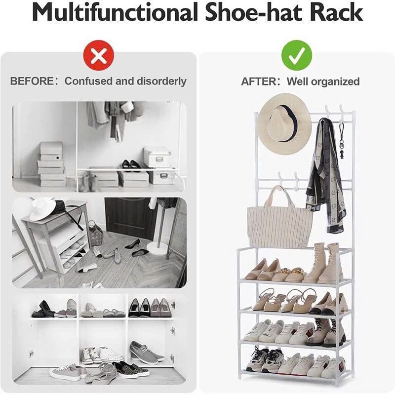 Kệ treo quần áo, túi xách, giày dép 3-4 tầng đa năng - Kệ treo đồ tiện lợi, tiết kiệm không gian, sang trọng