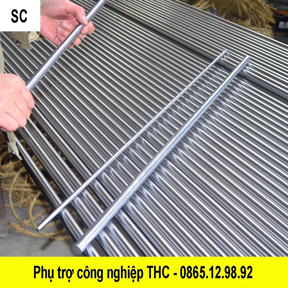 Thanh ray trượt tròn SC25 dài 1 mét đường kính 25mm