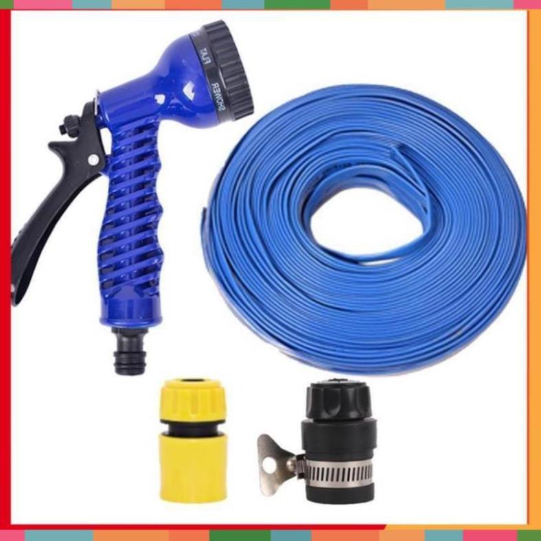 Bộ dây tăng áp 3 lần vòi xịt nước rửa xe, tưới cây loại 20m 206843