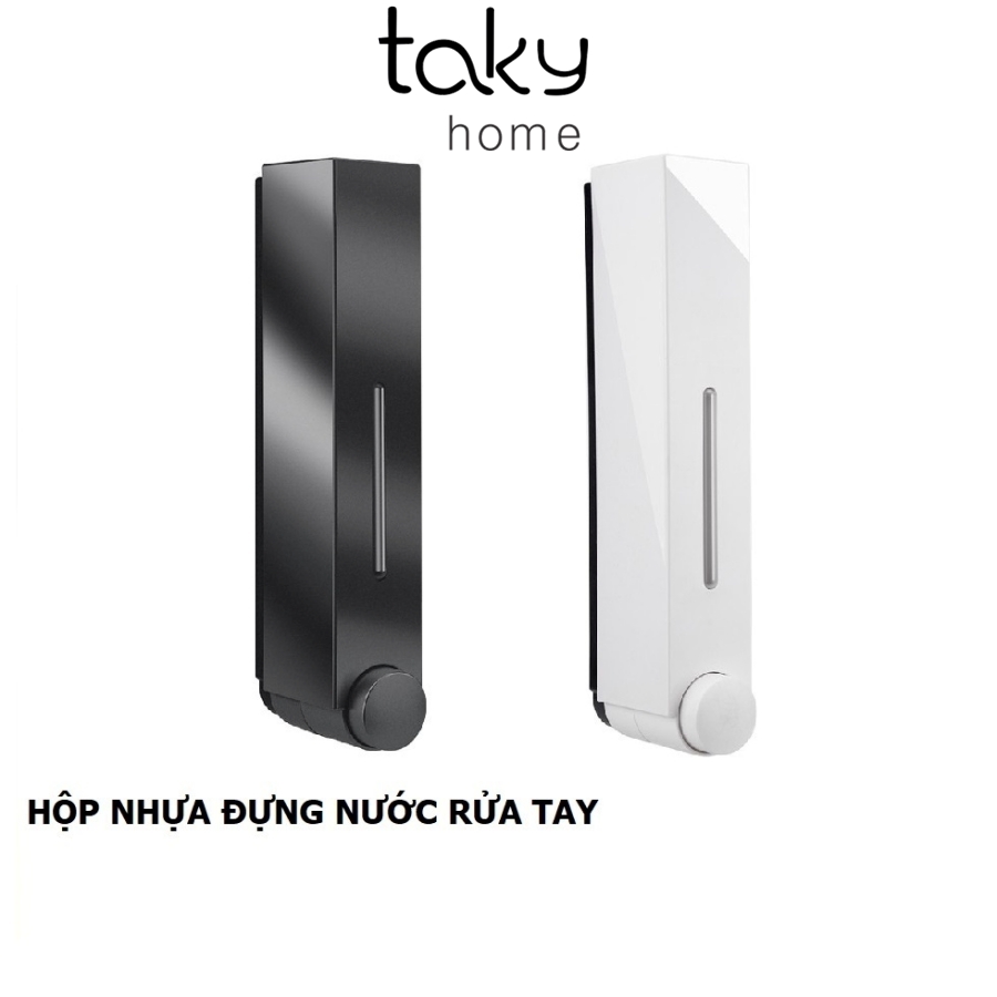 Hộp Nhựa Đựng Nước Xà Phòng Treo Tường Rửa Tay Hiện Đại Bằng Nhựa Chắc Chắn, 420 ml Tiện Dụng Cho Phòng Tắm, Gọn Gàng - TakyHome 5300