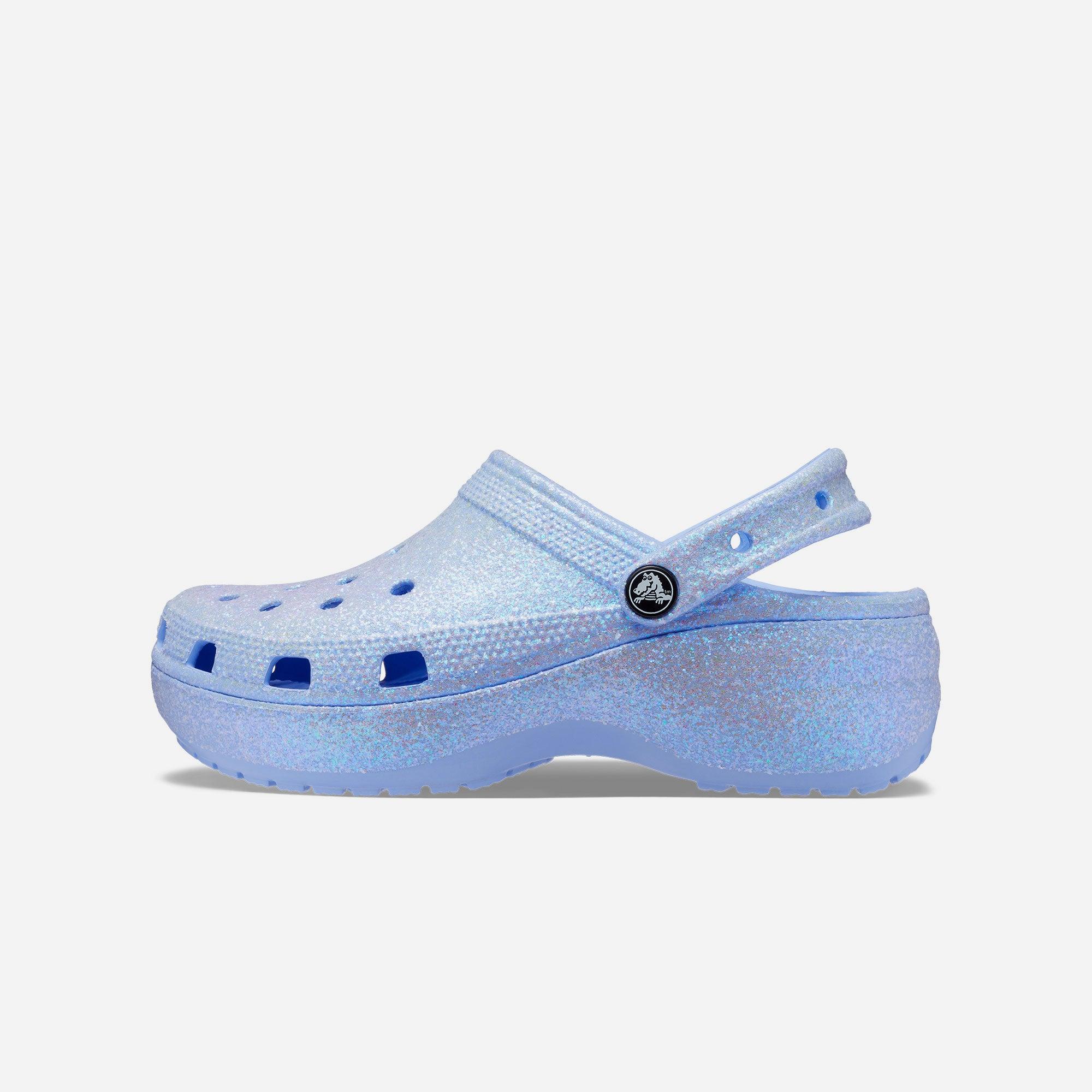 Giày lười nữ Crocs Classic Platform Glitter - 207241-5Q6