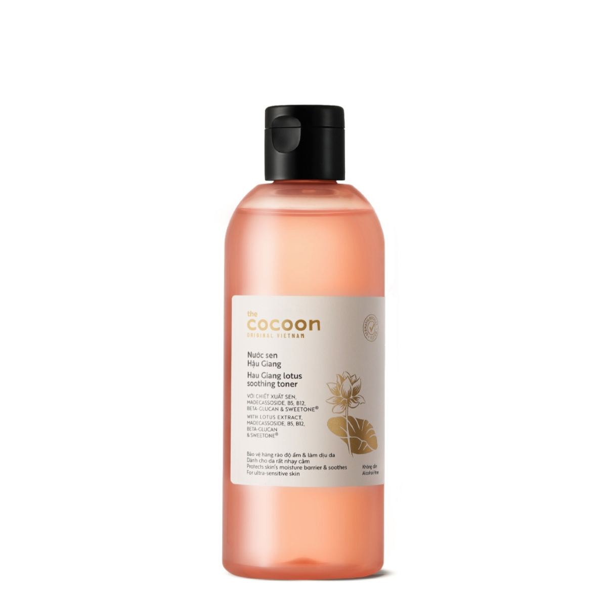 Nước sen Hậu Giang (toner) giúp phục hồi cho da rất nhạy cảm Cocoon 310ml