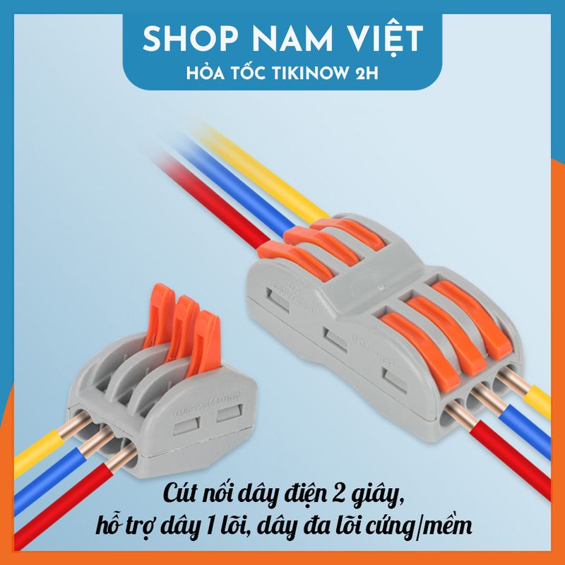 Set 5 Cút Nối Dây Điện KV774 / PCT, Kẹp Nối Dây Điện Nhanh