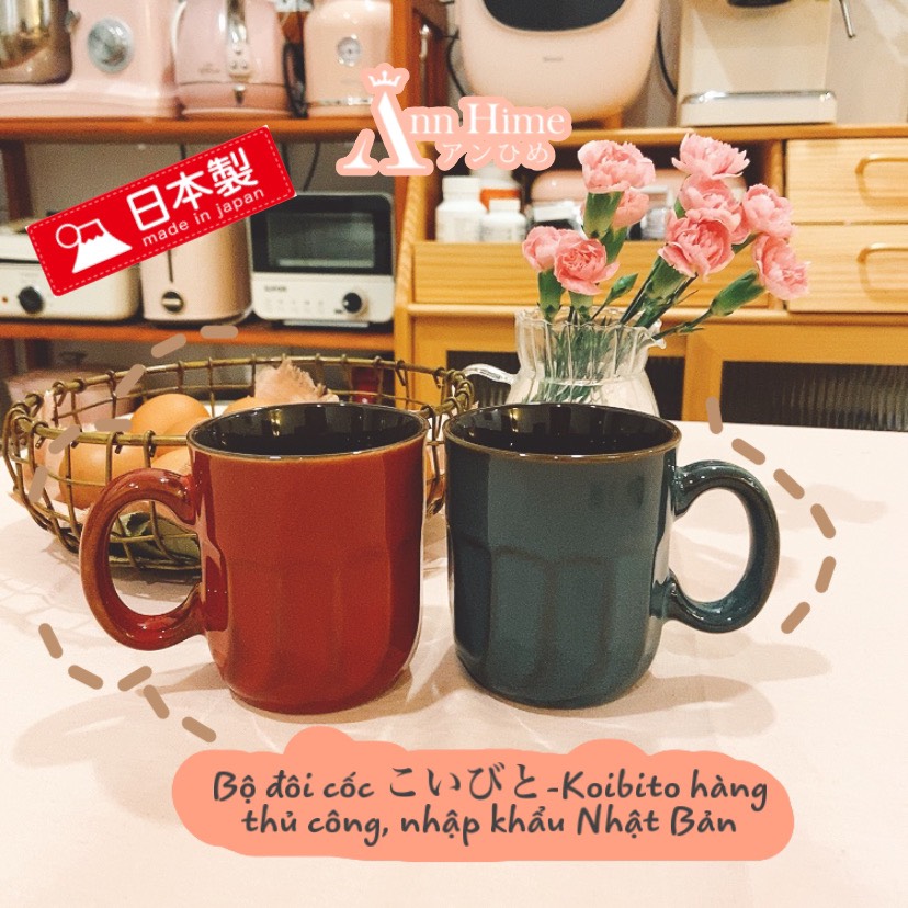 Cốc Trà Cafe Gốm Sứ Ceramic Thủ Công Nhật Bản Koibito