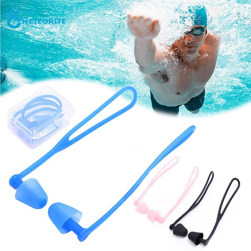 Kính Bơi Kèm Nút Bịt Tai Chống Rơi Chống Ồn Tiện Dụng