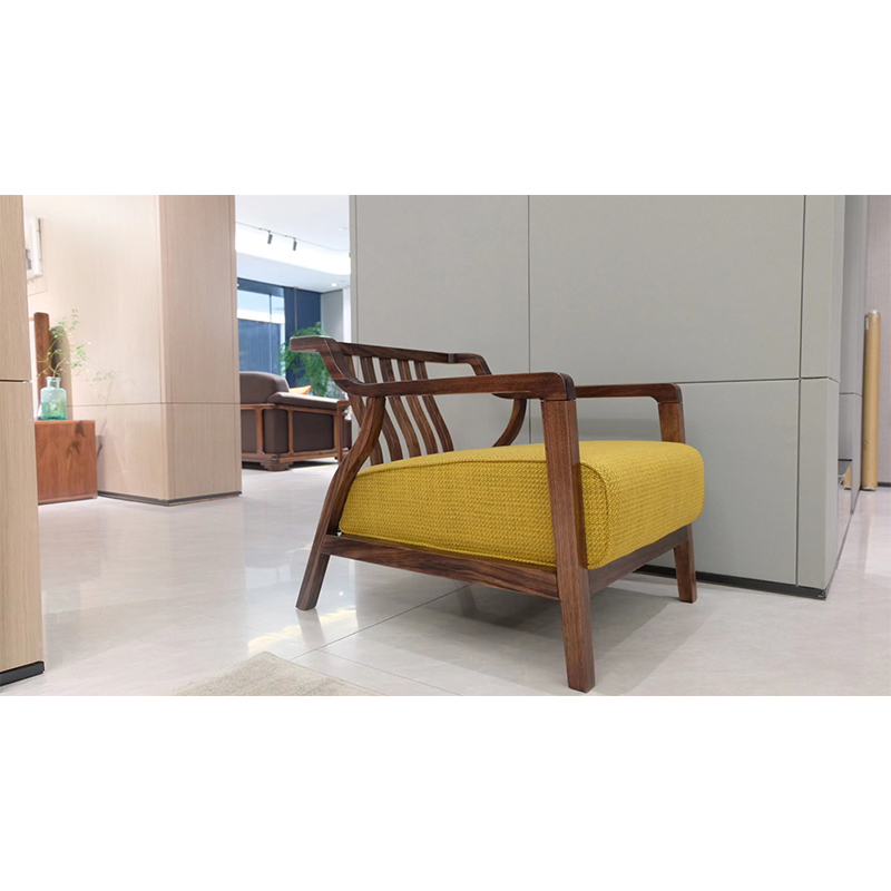Junnuojiaju Ghế thư giãn 2601(Tư vấn giá cụ thể để tìm dịch vụ khách hàng)Bao vây. cái ghế Ghế sofa bằng gỗ cứng kiểu mỹ Ghế phòng khách mỹ