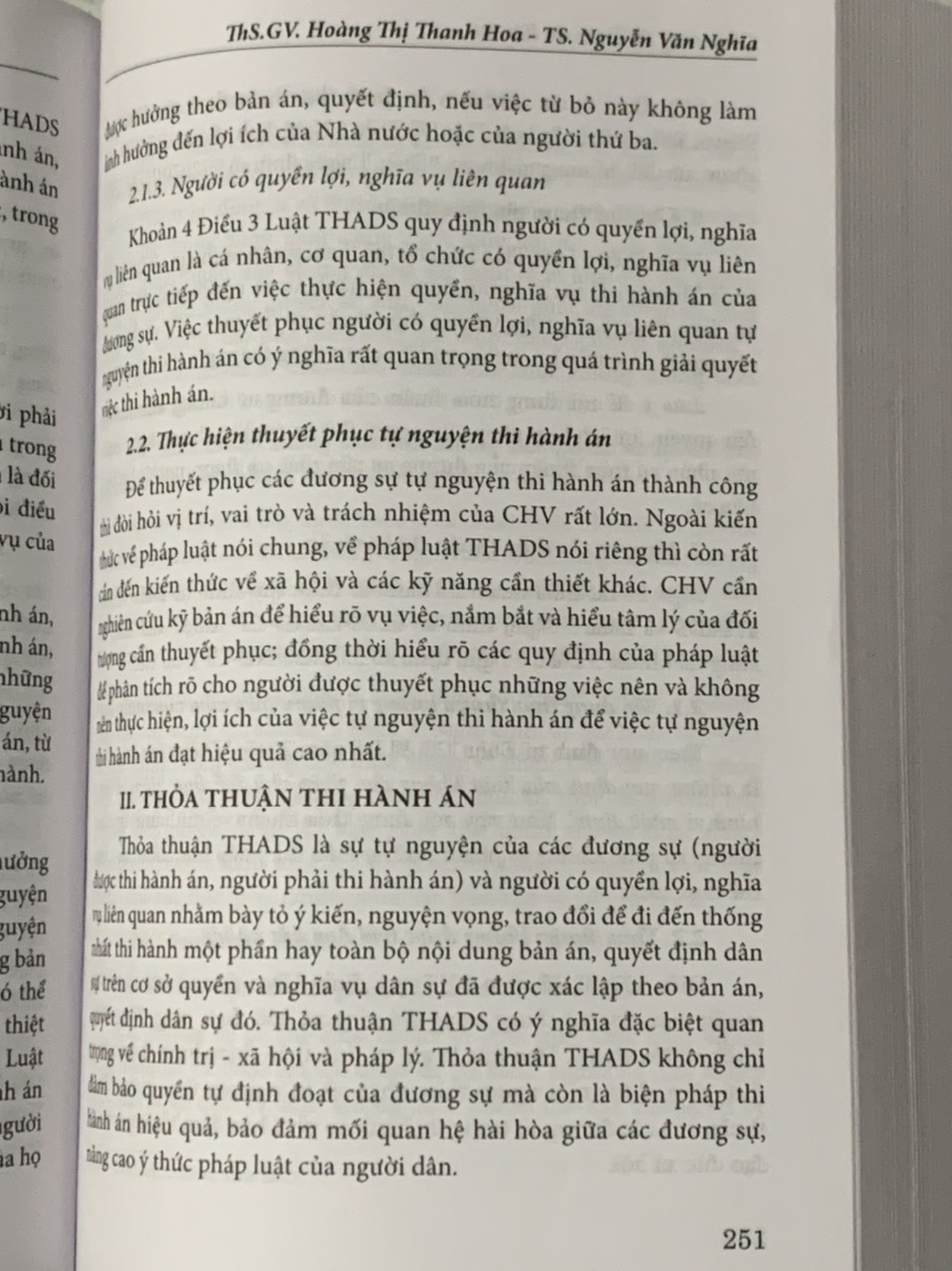 Cẩm nang thi hành án dân sự (Tái bản lần thứ nhất, có sửa đổi, bổ sung)