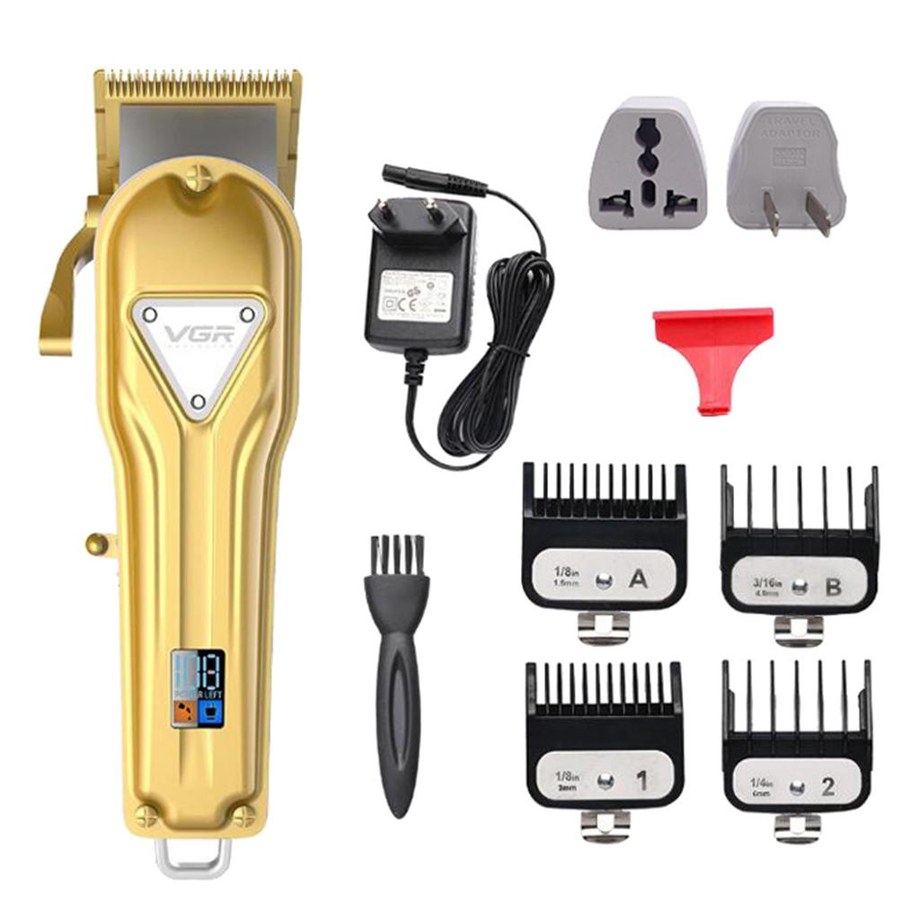 Professional Men's LCD Hair Clipper Kids Haircut Shaver Barber Shop Home Trimmer